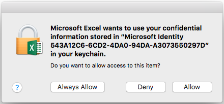 stop asking for password on mac